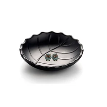 Черное кольцо блюдо ювелирные изделия лоток для ключей органайзер, комод Декор ключ блюдо ювелирные изделия чаша декоративное блюдо
