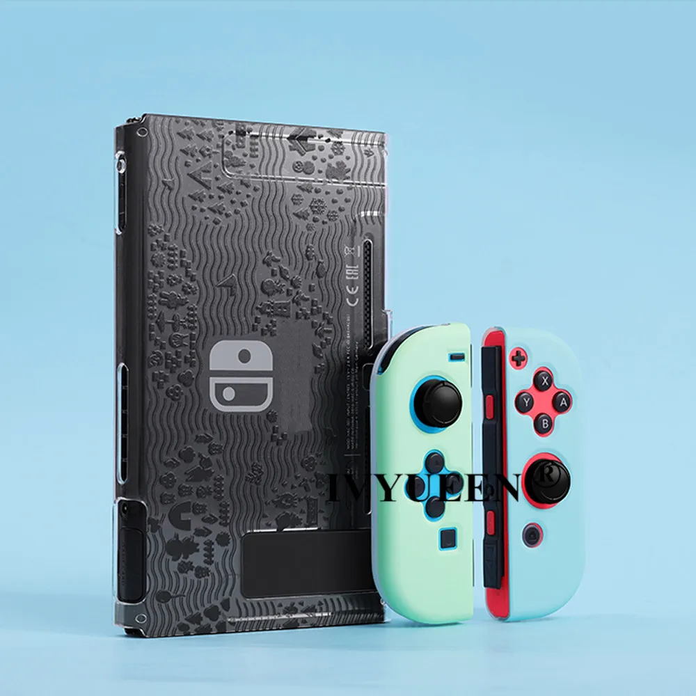 Защитный жесткий чехол IVYUEEN для консоли Nintendo Switch NS с изображением животных JoyCon Joy
