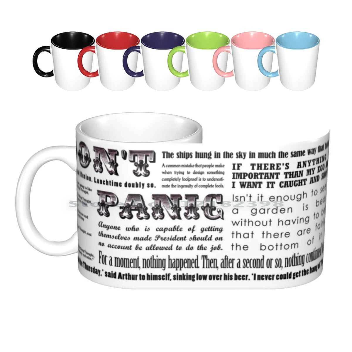 Hitchhiker S Guide To The Galaxy Quotes Ceramic Mugs Coffee Cups Milk Tea Mug Douglas Adams Hitchiker Guide Quotes Sci Fi Mugs Aliexpress