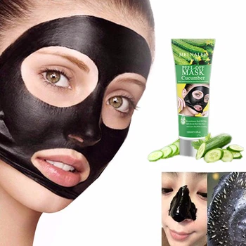 

HANCHAN 120g Skin Care Cucumber Mineral Mud Facial Mask Oil Control Deep Moisturizing Purifying Black Face Masks 1Pcs Dropship