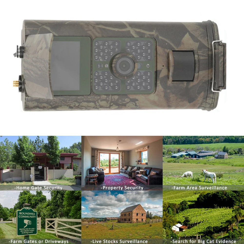 Охотничья камера 2g Gsm Mms Sms Smtp Trail камера мобильный 16mp ночного видения беспроводная камера наблюдения за дикой природой Hc700m