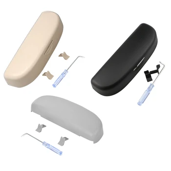 

Car Glasses Holder Case Sun Glasses Box for Q3 Q5 SQ5 Q7 A1 A3 S3 A4 A6 A7 S6 S7 S4 RS4 A5 S5