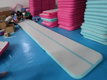 

Free Shipping 700x100x10cm Used Cheap Air Track Tumbling Mat Inflatable Cheerleading Gymnastics Landing Airtrack Mat for Sale