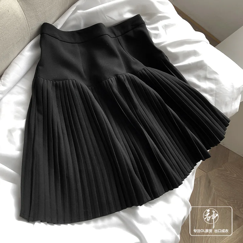 

A Generation of Vertical Pendant Stylish Casual Fashion to a Versatile Thick China-Latin America Pleated Skirt Women's Entity