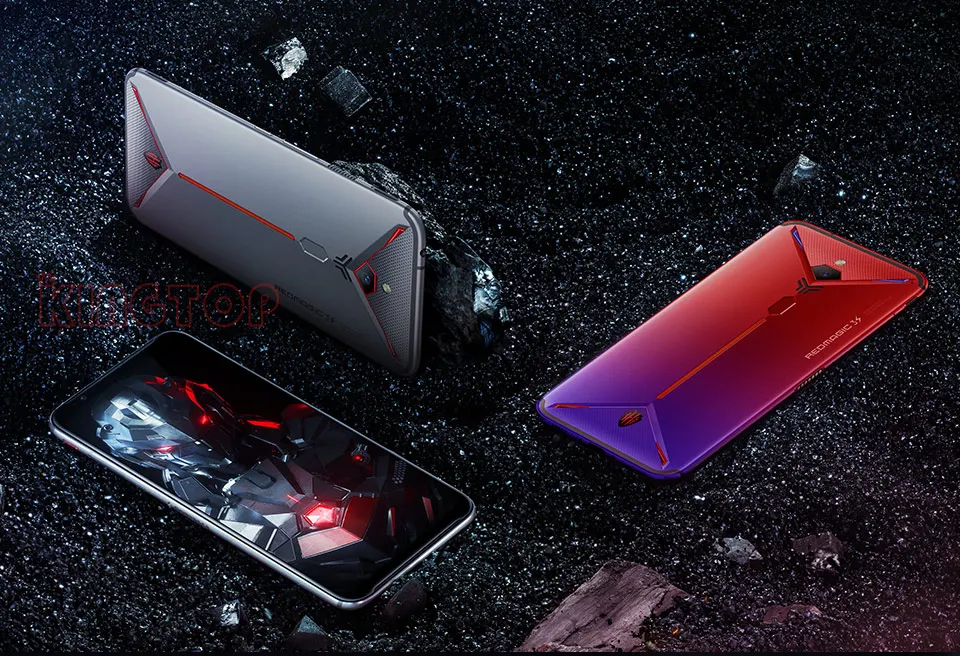Глобальная версия, мобильный телефон zte nubia Red Magic 3 3S 8G/12G 128/256G 6,6" Snapdragon 855, фронтальный игровой телефон 48MP 5000mAh