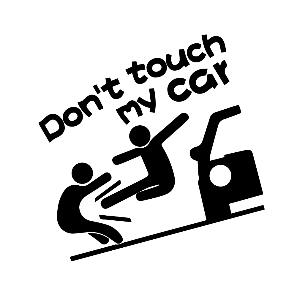 15cmx15cm Don t Touch My Car Vinyl Car Stickers Decals Motorcycle