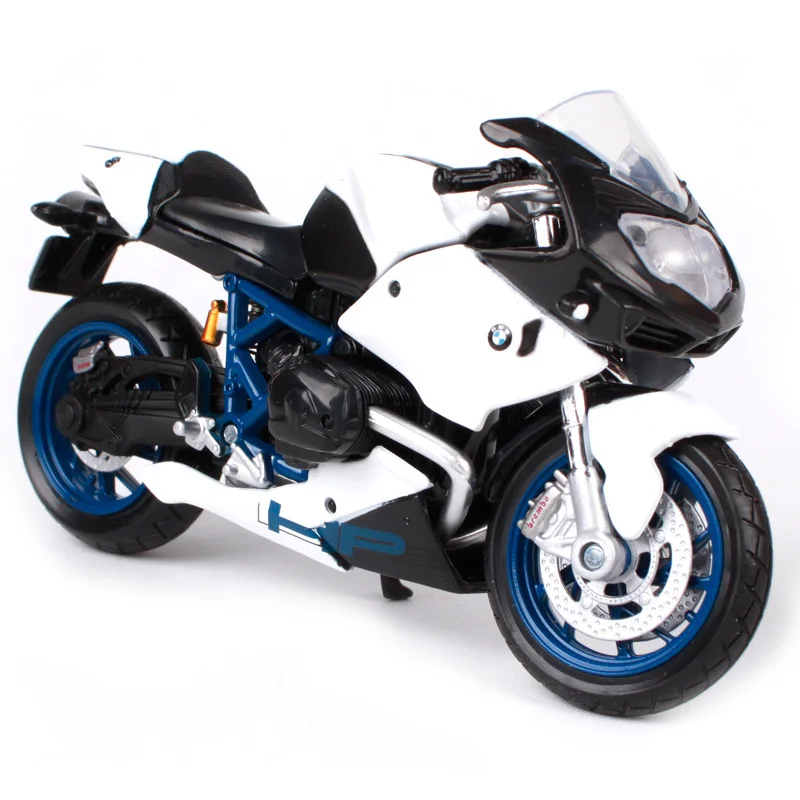 Maisto 1/18 1:18 Масштаб Suzuki Kawasaki Yamaha Triumph KTM Ducati мотоциклы литье под давлением демонстрационные модели игрушек для мальчиков - Цвет: BMW HP2 SPORT