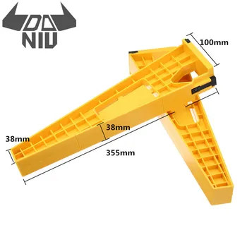 

DANIU 2pcs Drawer Track Installation Jig Auxiliary Position Holder Drawer Slide Jig Mounting Cabinet Hardware Woodworking Tool