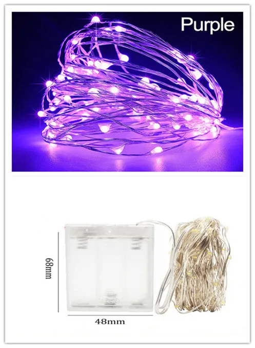 dianchihe purple Год 1 м 2 м светодиодный светильники в форме винных бутылок медная проволока сказочные мини гирлянды рождественские украшения для дома Kerst Natal Декор - Цвет: dianchihe purple