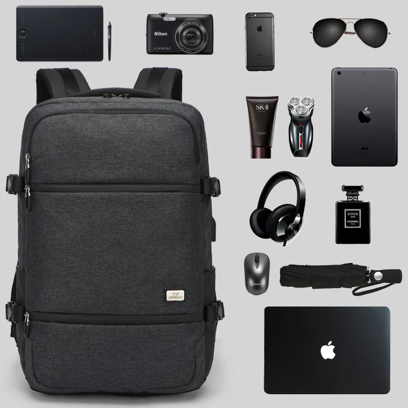 

Backpack Men Business Simple School Bag Fashion Korean-style Casual College Student Travel Bag Computer Backpack Men's
