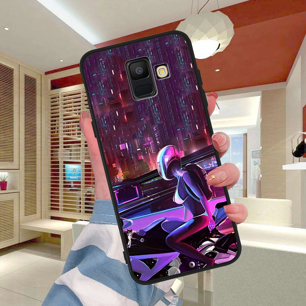 Мотоцикла класса люкс для samsung Galaxy A9 A8 A7 A6 A5 A3 J3 J4 J5 J6 J8 плюс M30 A40S A10 A20E чехол принципиально etui