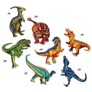 

PGY 1PCS Jurassic Park Jurassic world Applique TV MOVIE Series Dinosaur Embroidered Patches Clothing Cap Hat Backpack Patches