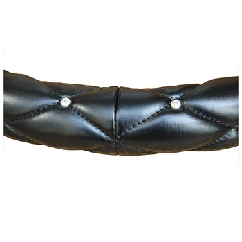 

Car Steering Wheel Cover for Girls & Women , Safe Driving black