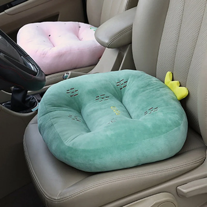 

Cartoon Car Seat Heightening Cushions Car Seat Thickening Pad Multi-functional Protector Winter Warm Padded Cushion