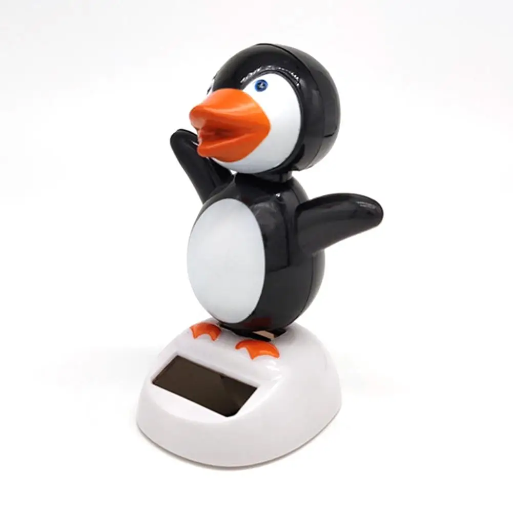 Милый пингвин фигурка игрушка автомобиль интерьерный подарок животные танцы Солнечный качающийся кукла украшение автомобиля аксессуары для интерьера