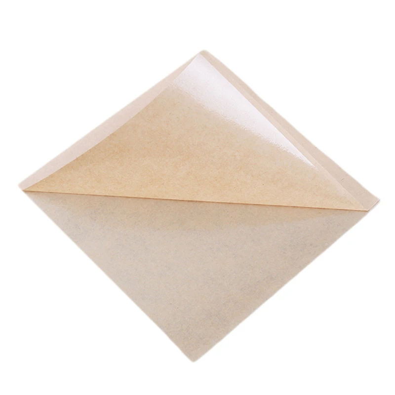 100pcs 12x12 см печенья пончиков Бумага сумки маслостойкая ремесло хлеба хлебобулочных Еда Упаковка из крафт-бумаги сэндвич пончик, хлеб мешок