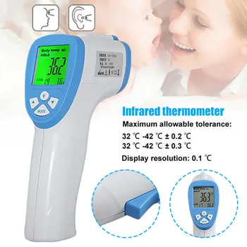 

Digital Thermometer Infrared Forehead Non-touch Temperature For Baby Adult