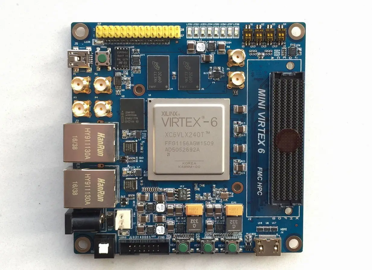 US $860.00 FPGA Development Board XC6VLX240T VIRTEX6 FMC HPC