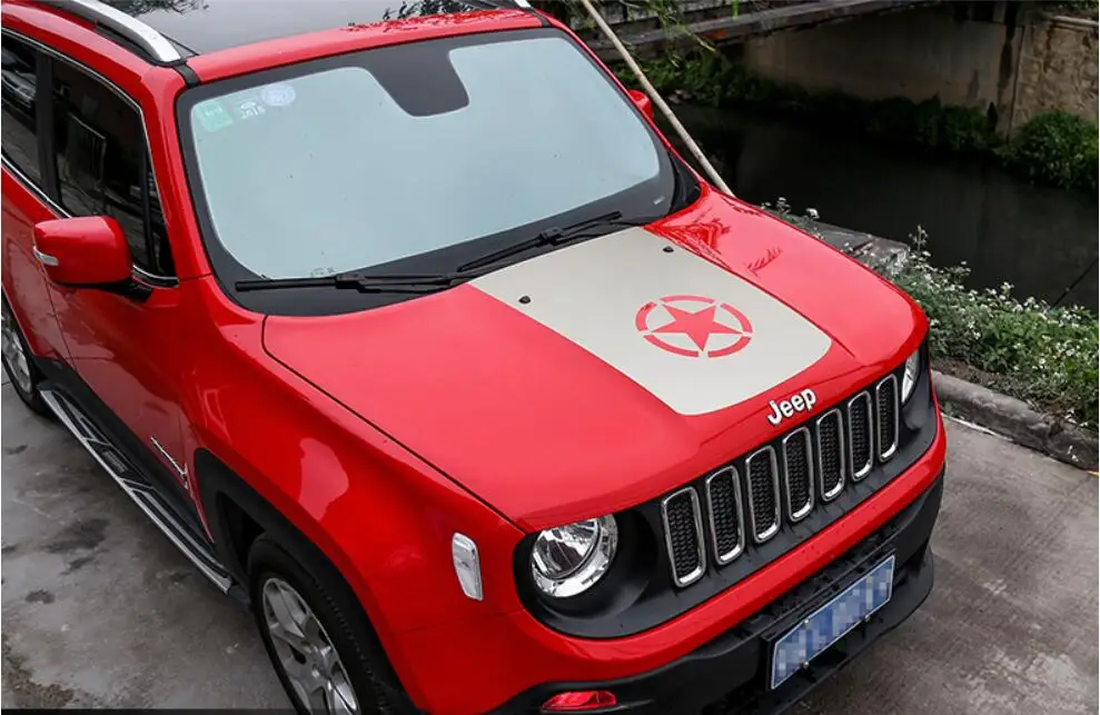 Предназначенный для машины покрытый стикер тела для Jeep Renegade