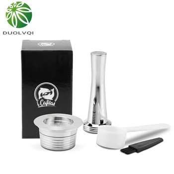 

Durable Stainless Steel Coffee Tamper For lavazza blue Coffee Capsule Refillable Coffee Filter Capsule Practical Coffee Supplies