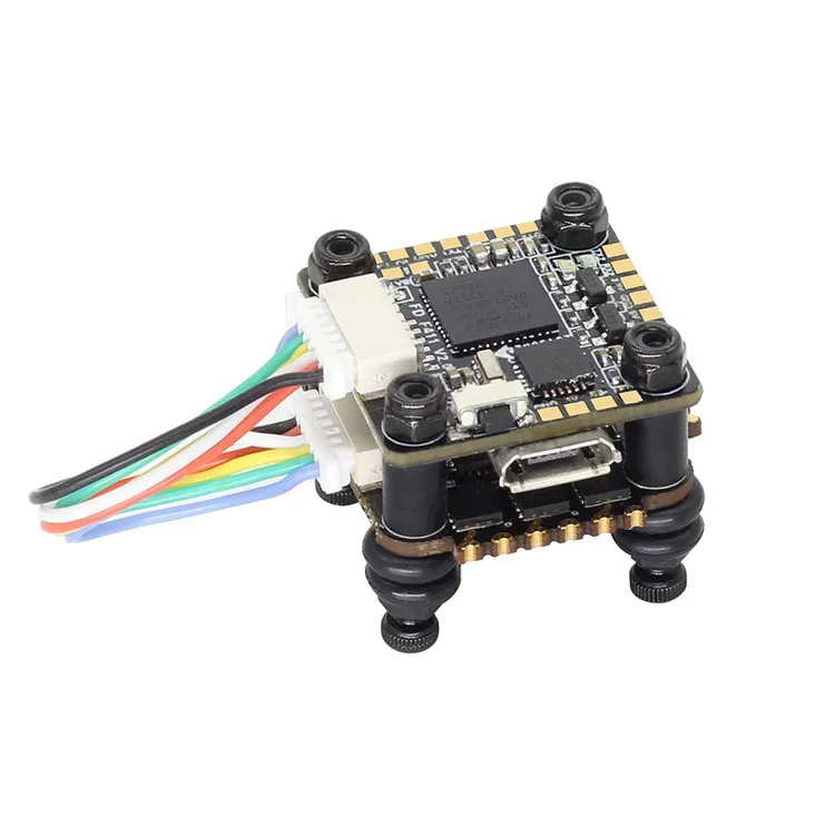 Черный HGLRC 16x16 мм FD413 стек FD411 Контроллер полета 13A 4в1 ESC для крошечных whoops micro quads зубочистка - Цвет: Черный