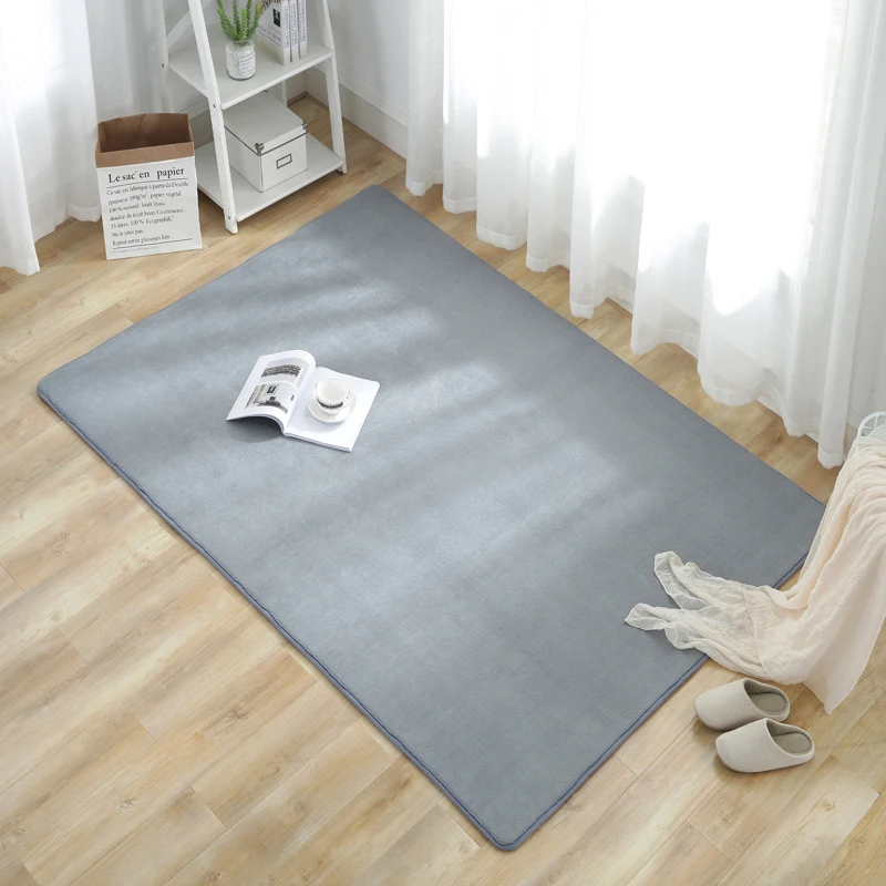 Северный коврик в европейском стиле простая современная спальня покрыта милой гостиной журнальный столик диван татами прикроватная напольная коврики