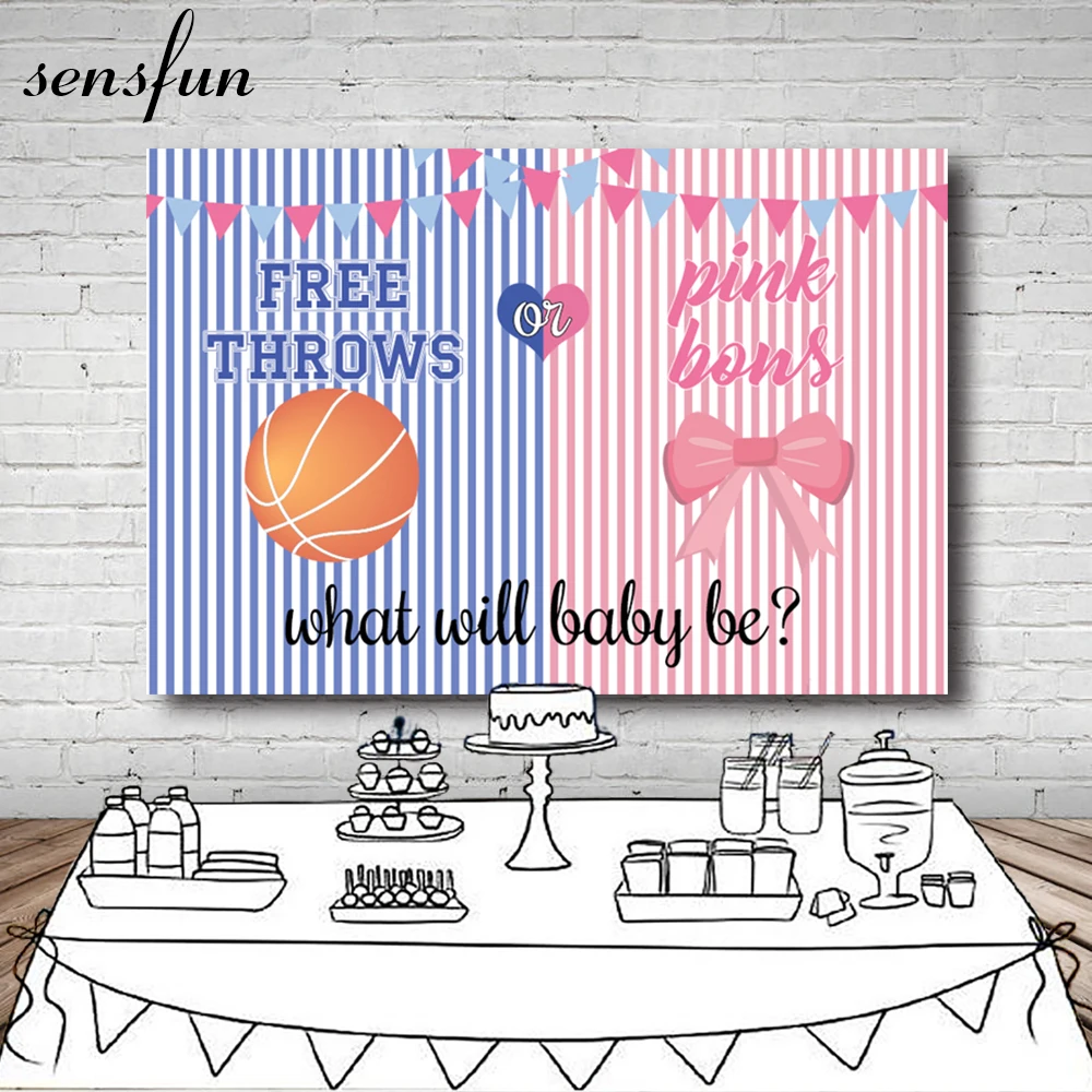 Sensfun, фон для фотосъемки с надписью «He Or She»