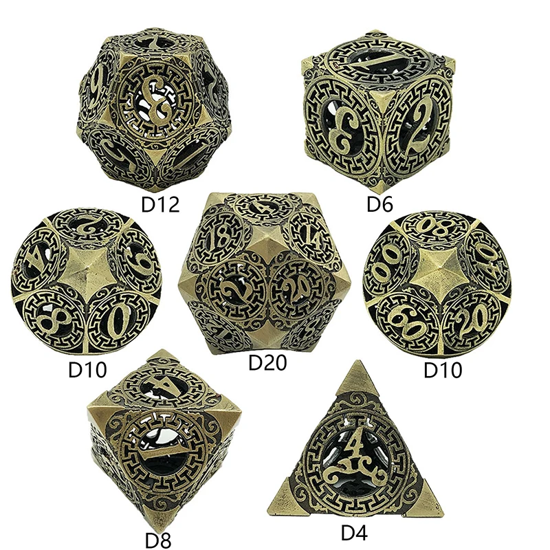 Poludie 5 Juegos/35 Uds Juego De Dados Con Caja De Regalo Pecial 2 En 1 Bandeja De Dados D4 ~ D20 Dados Poliédricos Para Juegos De Rol Juego De Ma D & D - AliExprs 18