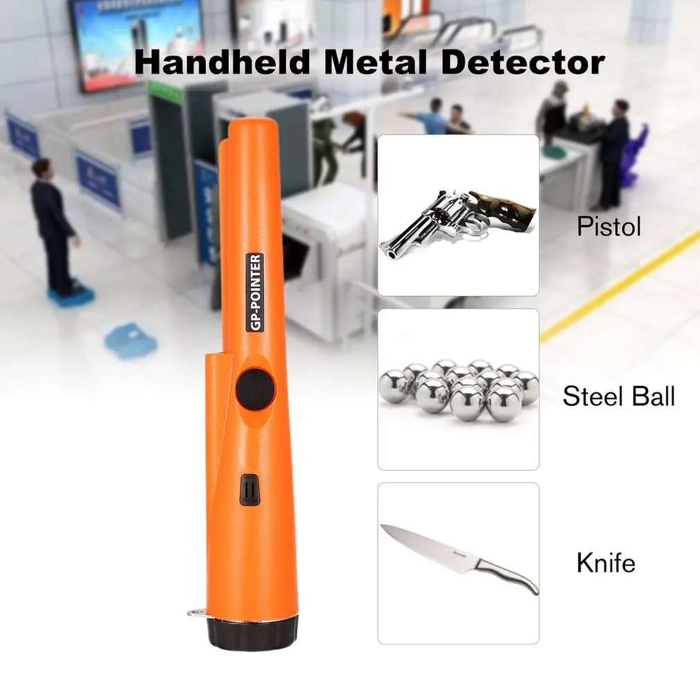Портативный ручной металлоискатель Gp pointer с чувствительностью IP66