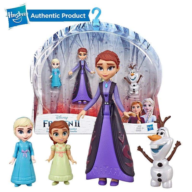 Hasbro Disney princess Frozen Family Set Эльза и Куклы Анна с королевой Iduna Doll Олаф маленькие куклы в