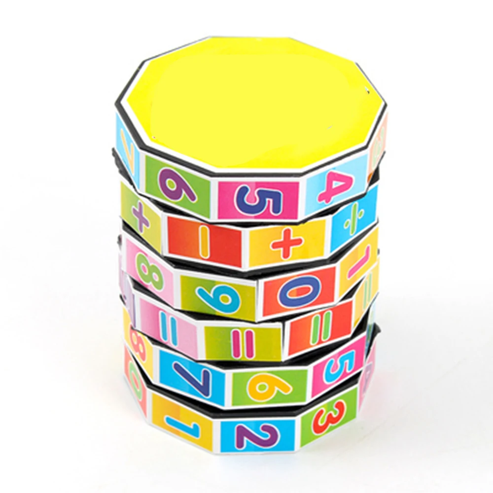 

Primary school math rotor children puzzle toys children early teaching arithmetic cylinder plus subtraction divide removable