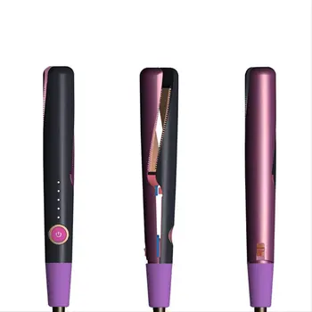 

Ionic Hair Straightener & Curler 2 in 1, Tourmaline Ceramic Twisted Curling Straightening Flat Iron, Fast Heating Hair Curler