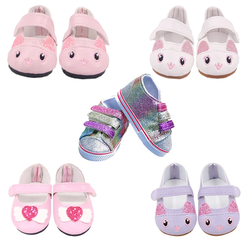 Doll Clothes BJD Dolls Reborn Dolls Doll Shoes Fashion Dolls Plush Dolls Mini Figure Toys Mini Dolls Toys Doll Clothes Shoes 7Cm Kitty Canvas Shoes For 18 Inch American&43Cm Baby New Born Reborn Doll Generation Girl Toy 1/3 Blyth BJD