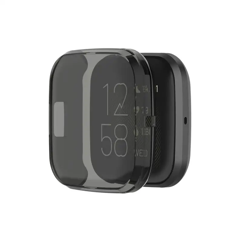 watch protector for fitbit versa2 smart watch sleeve full-pack 6 colors men women protective shell frame cover case