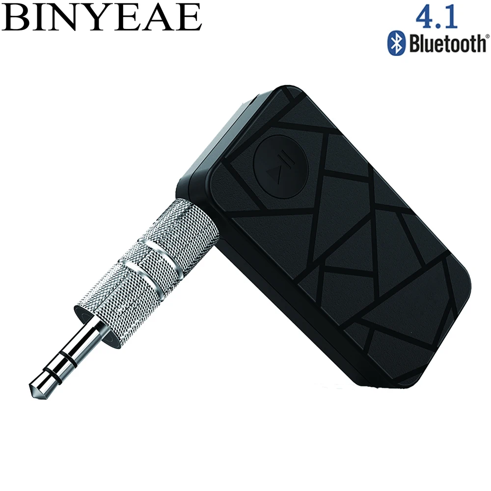 

Portable Dual Link Bluetooth 4.1 Handsfree Aux 3.5mm Car Auto Kit Wireless Music Receiver Stereo Home Car Speaker Aaudio Adapter