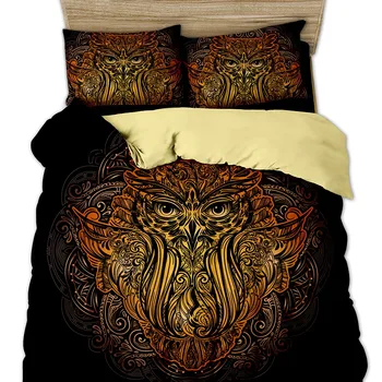 

Bedding Set 3D Design Duvet Cover Sets King Queen Twin Size Dropshipping Gift for children Bohemian national elephant moon