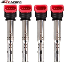 4 шт. катушка зажигания для VW Jetta Golf Passat Tiguan CC для Audi A3/4/5/6/7/8 TT Q3/5 R8 OEM NO. 06E905115 ABCDE 07K905715F 4 шт. катушка зажигания для VW Jetta Golf Passat Tiguan CC для Audi A3/4/5/6/7/8 TT Q3/5 R8 OEM NO. 06E905115 ABCDE 07K905715F