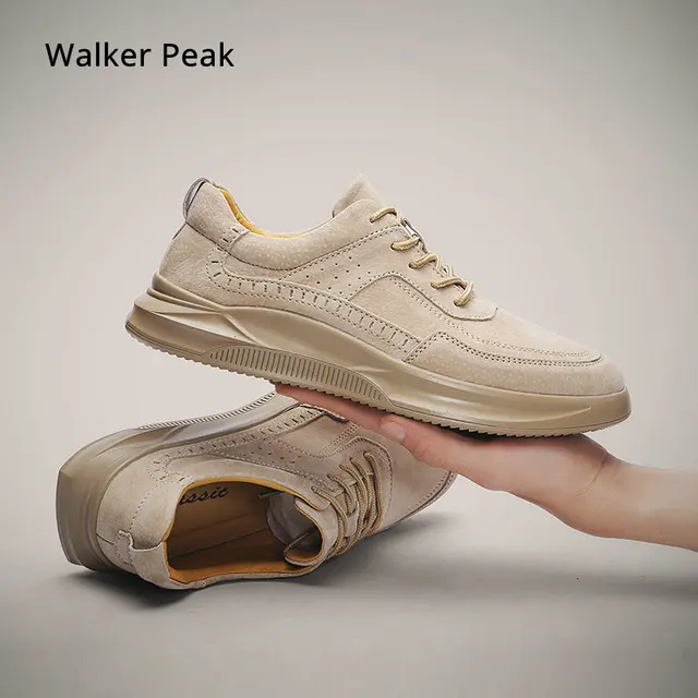 US $26.71 Fashion Sneakers mens Genuine Leather Casual Shoes for men Comfortable Summer Shoes male Footwear 2