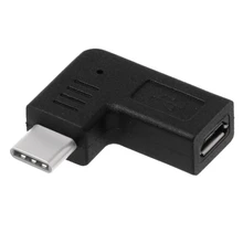 90 градусов Тип C к Micro USB Женский адаптер для Xiaomi5 6 8 huawei mate 10 P20