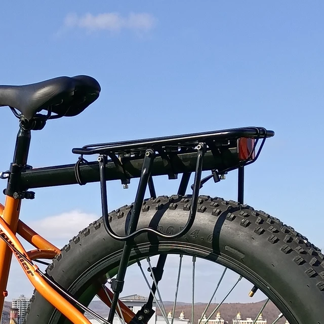 Portaequipajes para bicicleta de montaña, estante trasero de carga, soporte  para bolsa de tija de sillín, 20-29 pulgadas, 50-100KG - AliExpress