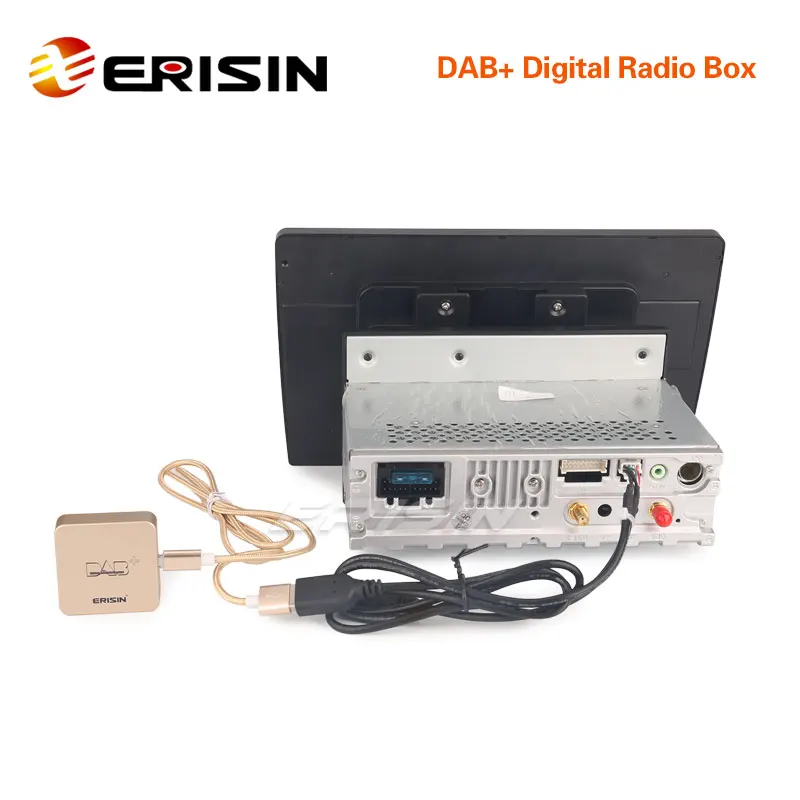 Erisin ES364 DAB+ цифровое радио коробка воздушная антенна для Android 7,1/8,1/9,0 радио