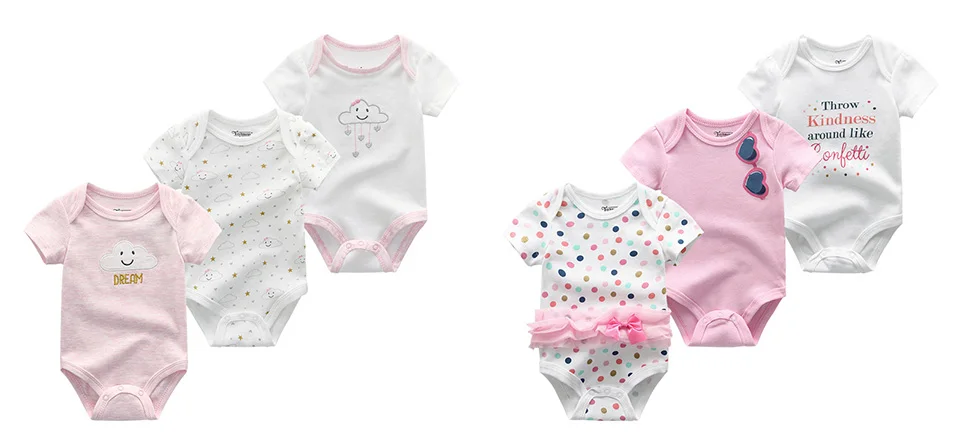 Коллекция года, Одежда для новорожденных мальчиков 3 шт./компл. хлопковые комбинезоны для девочек Дизайнерская одежда с короткими рукавами и рисунком для малышей roupas de bebes