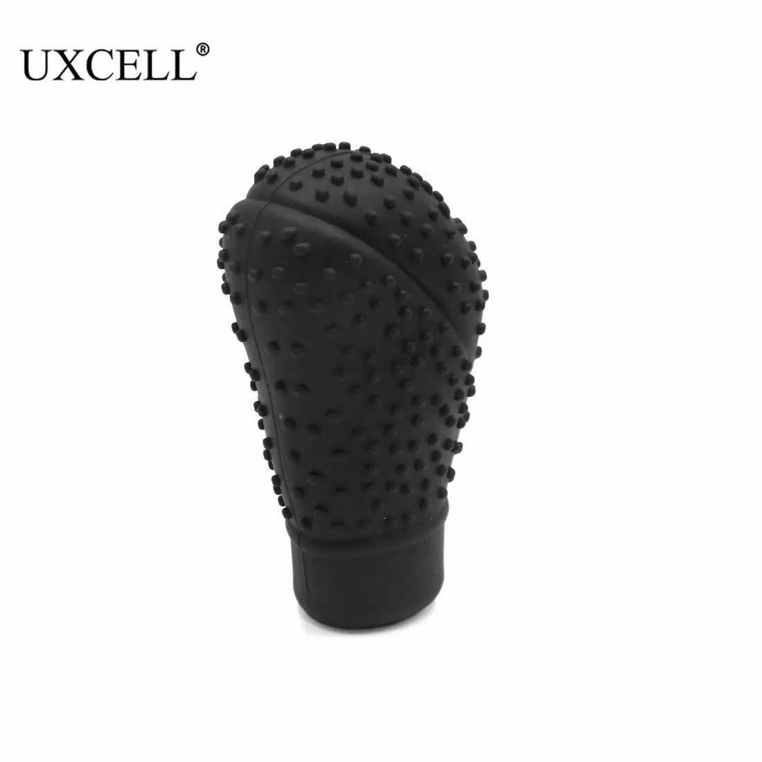 

Uxcell Universal Black Soft Silicone Manual Gear Shift Lever Knob Cover Protector for Car Auto