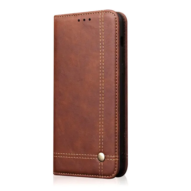Темно-коричневый Honor V30 View30 Pro Case Flip Cover for Funda Huawei Honor View 20 Case 360 Protective Wallet Cover Honor View 30 Pro Case V20 - Цвет: Темно-коричневый