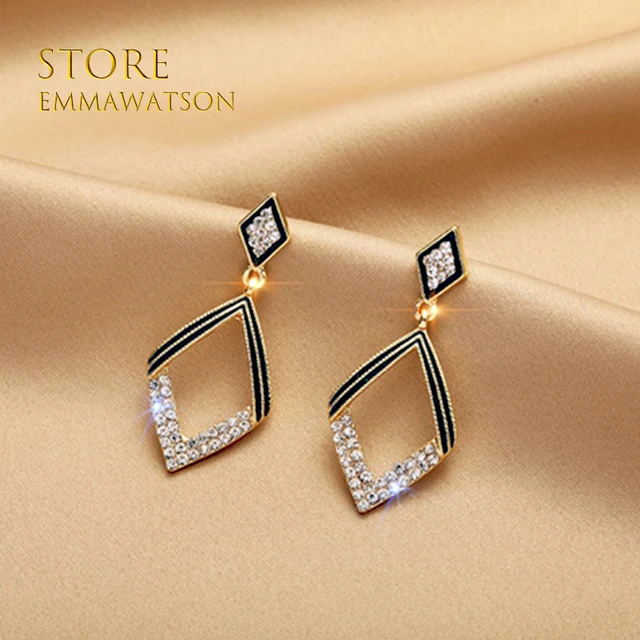 Fashion Women's Earrings Set Pearl Crystal Stud Earrings For Women 2021 Boho Geometric Round Flower Tassel Earrings Punk Jewelry 30