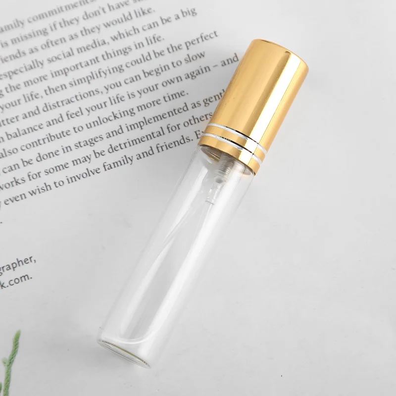 Perfume para Presente Lote Portátil Vazio Case Cosmético Viagem Spray Garrafa Amostra Mini Parfum Maquiagem Containrs 50 Pçs - 10ml 4 Garrafas reutilizáveis