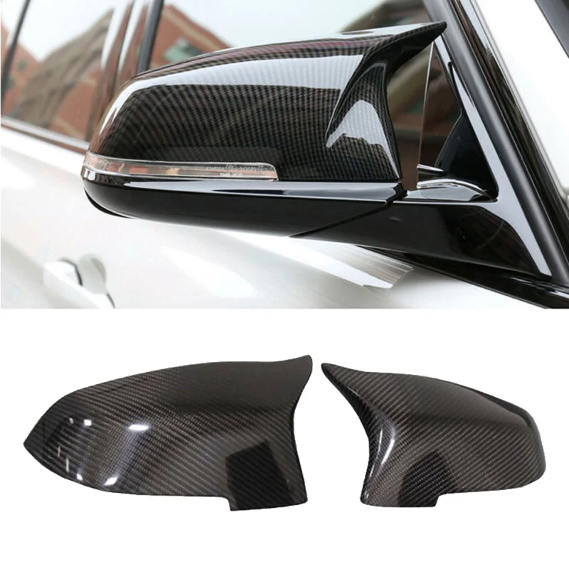 

Pair Side Rearview Mirror Cover Fit For BMW F10 F11 LCI 2014-2016 F01 F06 F07