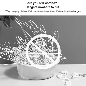 

Non Drilling Wall Mounted Sticky Laundry Room 180 Degree Rotation Corner Space Saving Hanger Organizer Closet Hotel Cabinets ABS