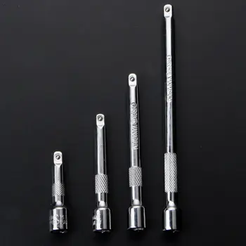 

4PCS/Set 1/4 6.3mm Durable Drive Rod Maintenance Parts Car Socket Extender Long Extension Bar Set Ratchet Wrench Auto Repair CRV