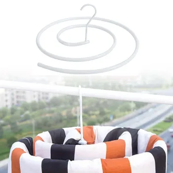 

Spiral-shaped Iron Quilt Sheets Hanger Cover Drying Hook Quilt Design Blanket Outdoor Home Stainless Steel Indoor Hanger